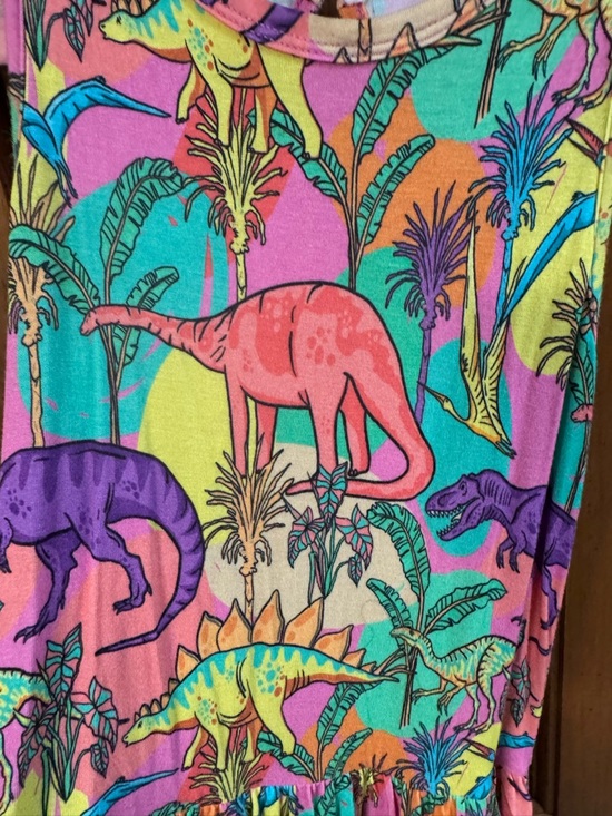 Bums & Roses Dinosaur Ruffle Dress - Picture 2 of 4